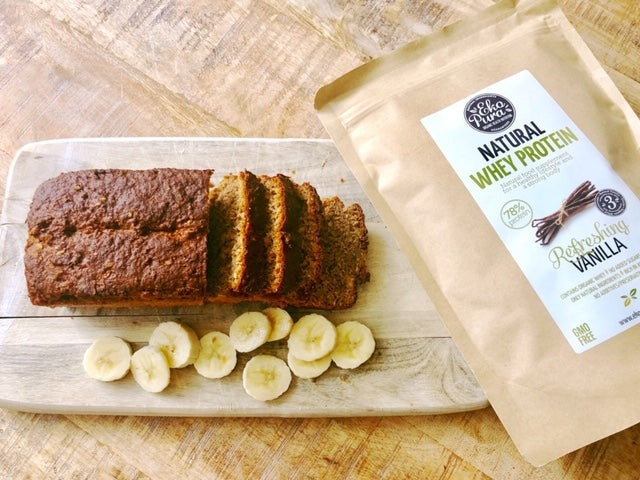 Glutenvrije proteine bananenbrood