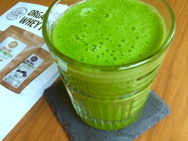 Zoete groene proteïne shake – recept