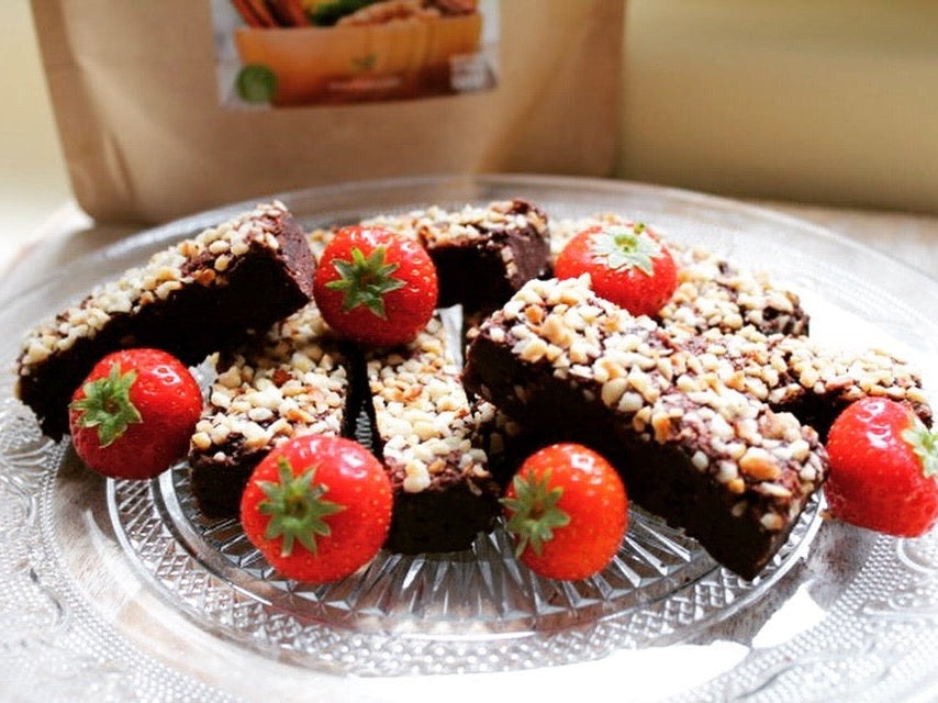 Bio Chocolade Proteïne Brownies – recept
