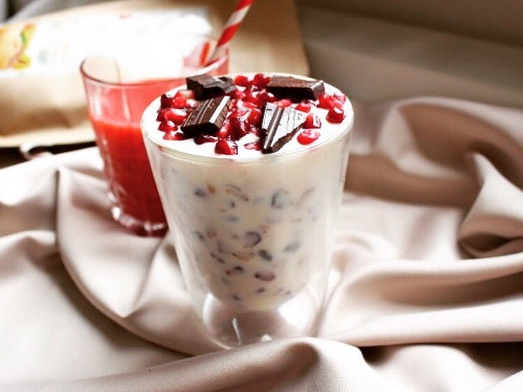 Ekopura granaatappel chocolade smoothie bowl – recept
