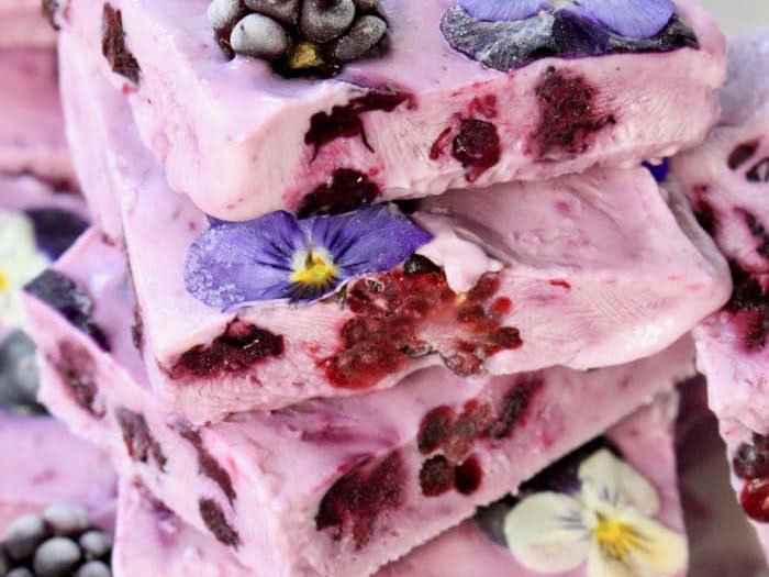 Healthy frozen yogurt bars – recept