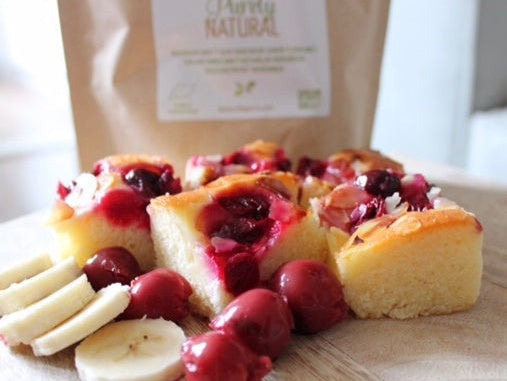 Bananen kersen en proteine cake – recept